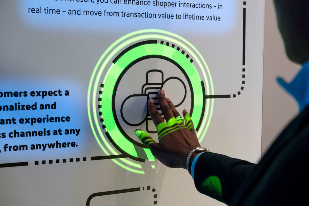 Interactive Touch Wall